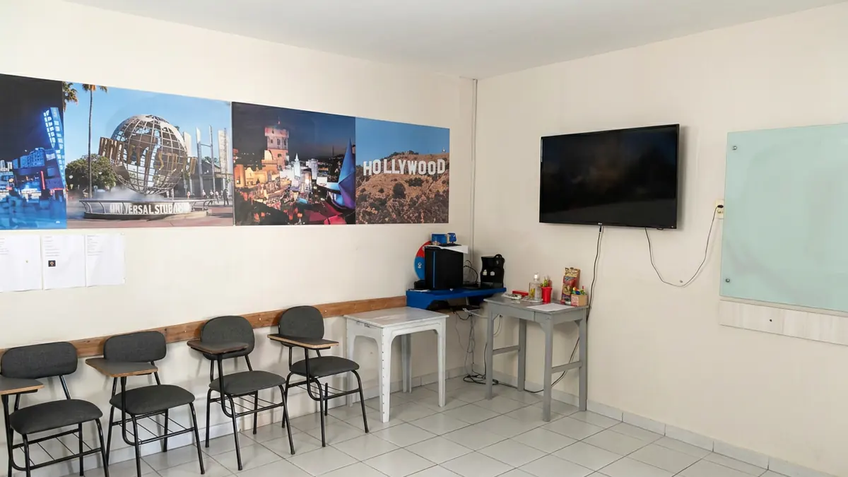 Sala de aula do Opera Idiomas